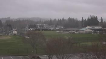 Weather camera view of Granite Falls High School.