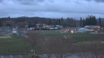 Weather camera view of Granite Falls High School.