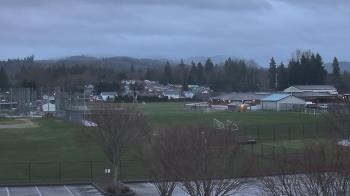 Weather camera view of Granite Falls High School.