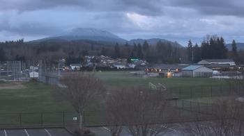 Weather camera view of Granite Falls High School.
