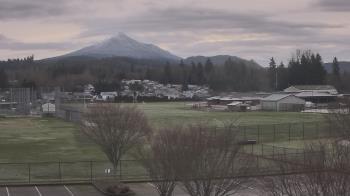Weather camera view of Granite Falls High School.