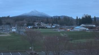 Weather camera view of Granite Falls High School.