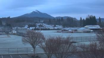 Weather camera view of Granite Falls High School.