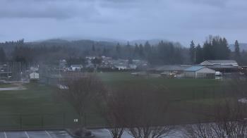 Weather camera view of Granite Falls High School.