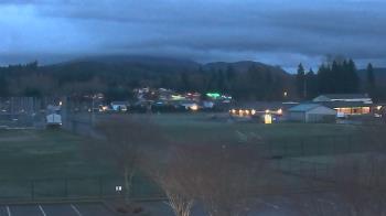 Weather camera view of Granite Falls High School.