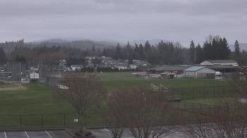 Weather camera view of Granite Falls High School.