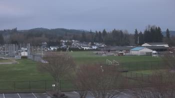Weather camera view of Granite Falls High School.