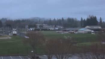 Weather camera view of Granite Falls High School.