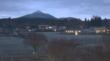 Weather camera view of Granite Falls High School.