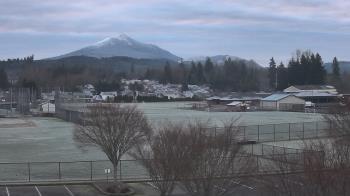 Weather camera view of Granite Falls High School.