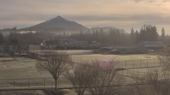 Weather camera view of Granite Falls High School.