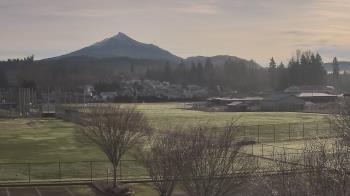 Weather camera view of Granite Falls High School.