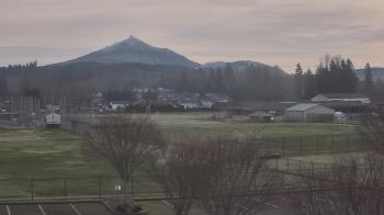 Weather camera view of Granite Falls High School.