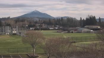 Weather camera view of Granite Falls High School.