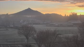 Weather camera view of Granite Falls High School.
