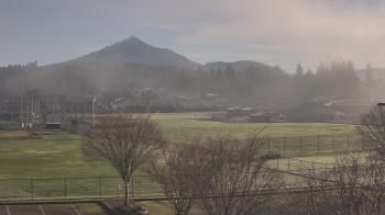 Weather camera view of Granite Falls High School.