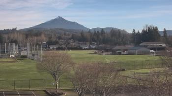 Weather camera view of Granite Falls High School.