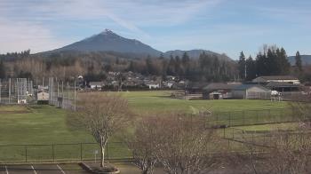 Weather camera view of Granite Falls High School.
