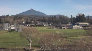 Weather camera view of Granite Falls High School.