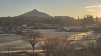 Weather camera view of Granite Falls High School.