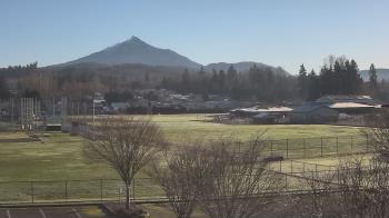 Weather camera view of Granite Falls High School.