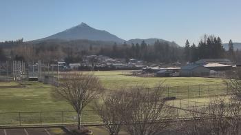 Weather camera view of Granite Falls High School.