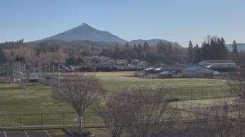 Weather camera view of Granite Falls High School.