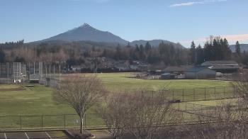 Weather camera view of Granite Falls High School.