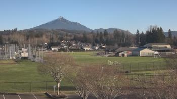 Weather camera view of Granite Falls High School.