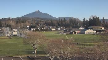 Weather camera view of Granite Falls High School.