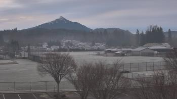 Weather camera view of Granite Falls High School.
