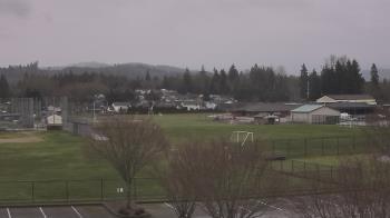 Weather camera view of Granite Falls High School.
