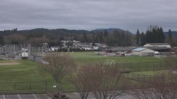 Weather camera view of Granite Falls High School.