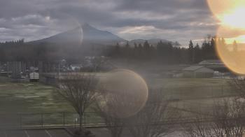 Weather camera view of Granite Falls High School.