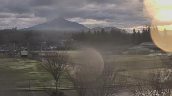 Weather camera view of Granite Falls High School.