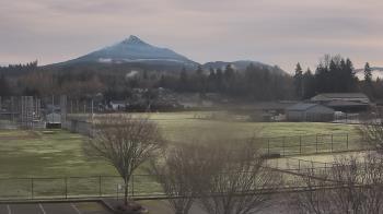 Weather camera view of Granite Falls High School.