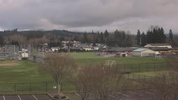 Weather camera view of Granite Falls High School.