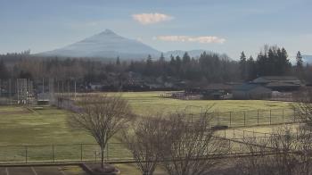 Weather camera view of Granite Falls High School.