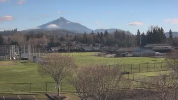 Weather camera view of Granite Falls High School.