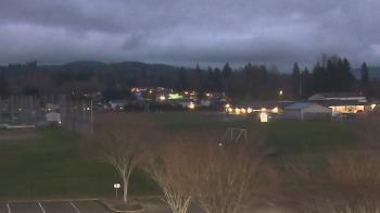 Weather camera view of Granite Falls High School.