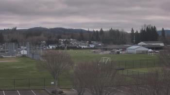 Weather camera view of Granite Falls High School.