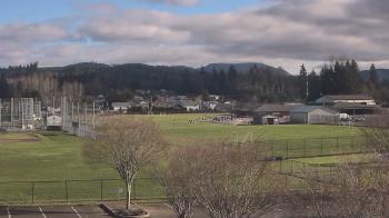 Weather camera view of Granite Falls High School.