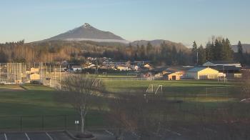 Weather camera view of Granite Falls High School.