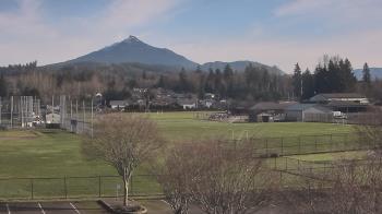 Weather camera view of Granite Falls High School.