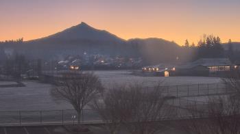 Weather camera view of Granite Falls High School.