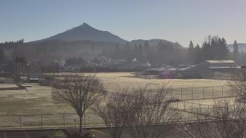 Weather camera view of Granite Falls High School.