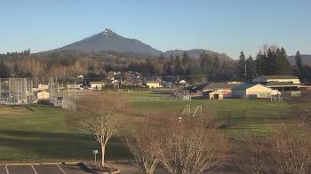 Weather camera view of Granite Falls High School.