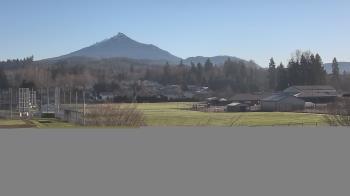 Weather camera view of Granite Falls High School.