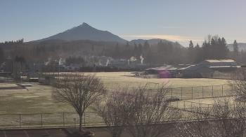 Weather camera view of Granite Falls High School.