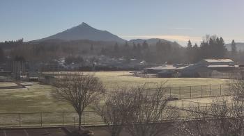 Weather camera view of Granite Falls High School.